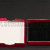 Astuccio in Cartone rigido Rosso 50x50x15mm