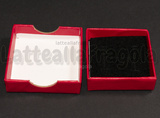 Astuccio in Cartone rigido Rosso 50x50x15mm