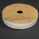 1.80Metri Nastro Merletto in Cotone Bianco 15mm