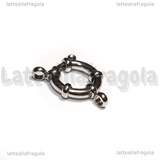 Gancio a Timone in Acciaio Inox 23x14x4mm
