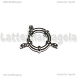 Gancio a Timone in Acciaio Inox 23x14x4mm