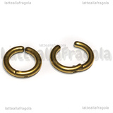Cerchi in Acciaio Inox Dorato per lobi senza foro 15x2.5mm