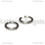 Cerchi in Acciaio Inox per lobi senza foro 15x2.5mm