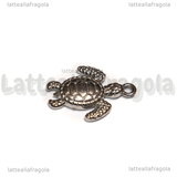 Ciondolo Tartaruga in Acciaio Inox 20.5x15x3.5mm