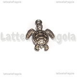 Ciondolo Tartaruga in Acciaio Inox 20.5x15x3.5mm