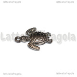 Ciondolo Tartaruga in Acciaio Inox 20.5x15x3.5mm