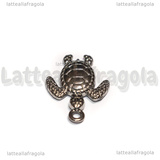 Ciondolo Tartaruga in Acciaio Inox 20.5x15x3.5mm