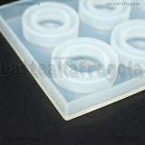Stampo Anelli multi misura in silicone lucido 83x59mm