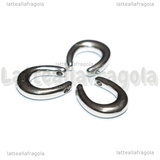 Ciondolo Ferro di Cavallo 3D in Acciaio Inox 13.7x16mm