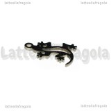 Ciondolo Geco in Acciaio Inox 16x10.5mm