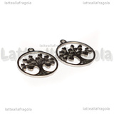 Ciondolo Albero della Vita in Acciaio Inox 16x22mm