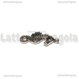 Ciondolo Cavalluccio Marino 3D in Acciaio Inox 22.5x10x2.7mm