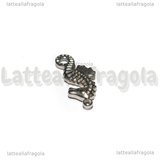 Ciondolo Cavalluccio Marino 3D in Acciaio Inox 22.5x10x2.7mm