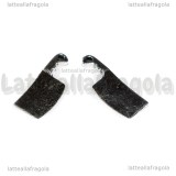 Ciondolo Mannaia in metallo argento antico 23.5x9mm