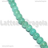 Perle in Pasta di Turchese 4mm filo 40cm