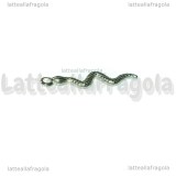 Ciondolo Serpente in Acciaio 28x6mm