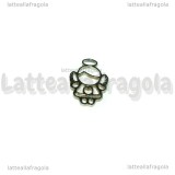 Ciondolo Angelo in Acciaio Inox 15x10mm