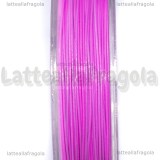 10 Metri Cavetto d'acciaio rivestito in nylon Rosa 0.38mm