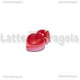 Ex Voto in Ceramica Rossa con foro passante 16x10mm