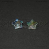 Ciondolo Stella in Vetro Sfaccettato Cristal AB 13x7mm
