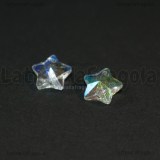 Ciondolo Stella in Vetro Sfaccettato Cristal AB 13x7mm