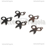 5 Forbici in Acciaio Inox 15x10x0.5mm