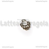 Ciondolo Angioletto in Acciaio 15x10mm