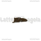 Ciondolo Gatto in Acciaio Inox 19x9.5mm