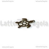Ciondolo Tartaruga Filigranata in Acciaio Inox 19x14mm