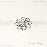 Filigrana in metallo silver plated 14mm