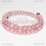 Base Bracciale Rigido in Acciaio Inox sfera svitabile 65mm