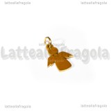 Ciondolo Angelo in Acciaio Inox Dorato 15x11.5mm