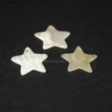 3 Stelle in Madreperla Bianca 16x17mm