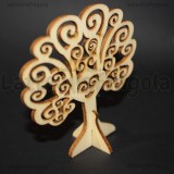 Albero della Vita 3D in Legno naturale 83x29.5x80mm
