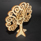 Albero della Vita 3D in Legno naturale 83x29.5x80mm