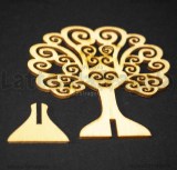 Albero della Vita 3D in Legno naturale 83x29.5x80mm