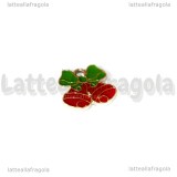 Charm Campanelle in metallo dorato smaltato 15.5x15mm