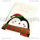 5 Buste in plastica Pinguino Let's Now 20x14cm