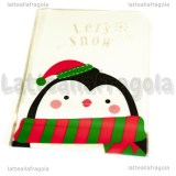 5 Buste in plastica Pinguino Let's Now 20x14cm