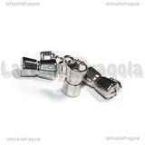 Ciondolo Caffettiera 3D in Acciaio Inox 11x8x5mm