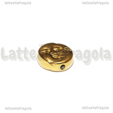 Spaziatore Sole Luna in Acciaio Inox Dorato 13x5mm