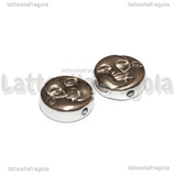 Spaziatore Sole Luna in Acciaio Inox 13x5mm