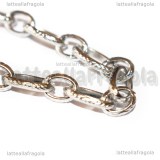 Bracciale in Acciaio Inox maglia lavorata 22cm