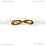 Infinito In Acciaio Inox Dorato 17.5x6.5mm