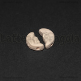 Luna in Ceramica Grezza foro passante 18x9mm
