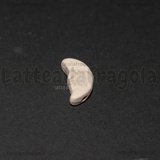 Luna in Ceramica Grezza foro passante 18x9mm