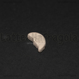 Luna in Ceramica Grezza foro passante 18x9mm