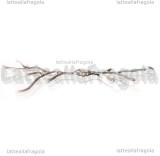 Ciondolo Neurone Von Economo in metallo silver plated 42x11mm