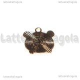 Ciondolo Winnie the Pooh in metallo dorato smaltato19.5x19.5mm