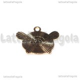 Ciondolo Tigro di Winnie the Pooh in metallo dorato smaltato 24.5x19.5mm